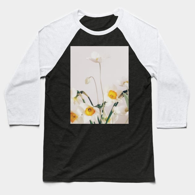 Spring narcissus Baseball T-Shirt by Khala